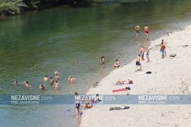 Vreli ljetni dan u Banjaluci, Vrbas najbolji spas