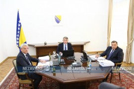 Predsjedništvo BiH u utorak o imenovanju Tegeltije