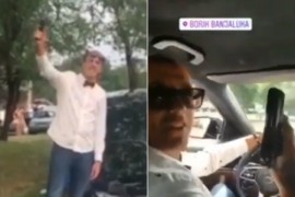 Banjalučanin pucao iz auta, snimak objavio na Instagramu