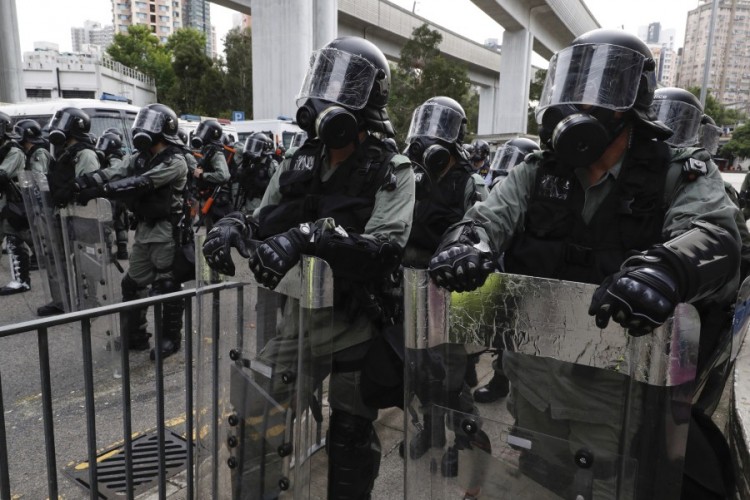 Policija Hongkonga ne zna za vojne planove Kine