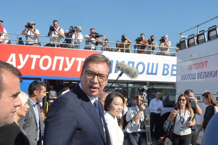 Vučić: Nakon "Miloša Velikog" slijedi šumadijski koridor