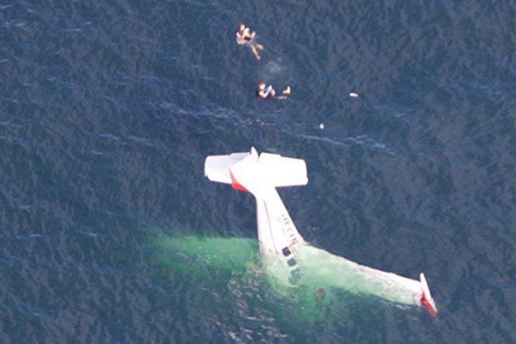 Srušio mu se avion, on sve snimao