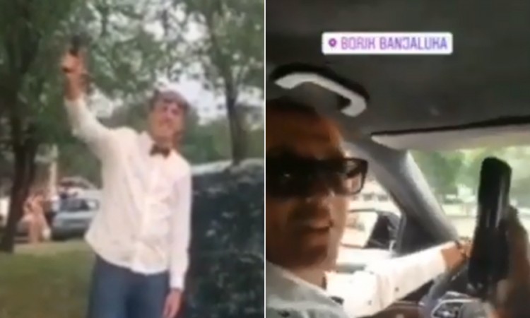 Banjalučanin pucao iz auta, snimak objavio na Instagramu