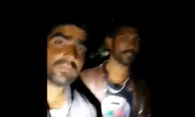 Snimak incidenta na granici: Bilo pucnjave, migranti skočili u kanal