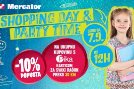 "School shopping day" i "Party time" u Mercator centrima