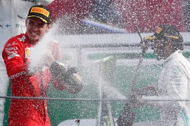 Ferrari slavio kod kuće nakon devet godina, Lekleru VN Italije