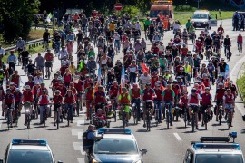 Protest na Sajmu automobila u Frankfurtu