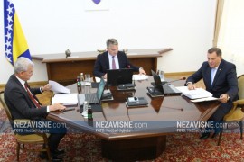 Počela sjednica Predsjedništva BiH