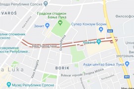 Obustava saobraćaja u Aleji Svetog Save