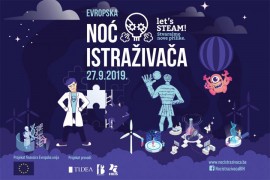 Sutra u Domu omladine "Evropska noć istraživača"