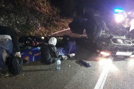 Osam migranata povrijeđeno u saobraćajnoj nezgodi