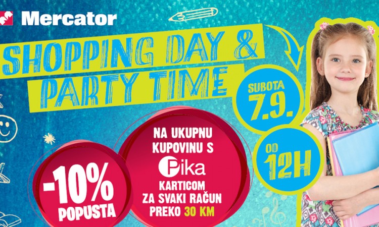 "School shopping day" i "Party time" u Mercator centrima