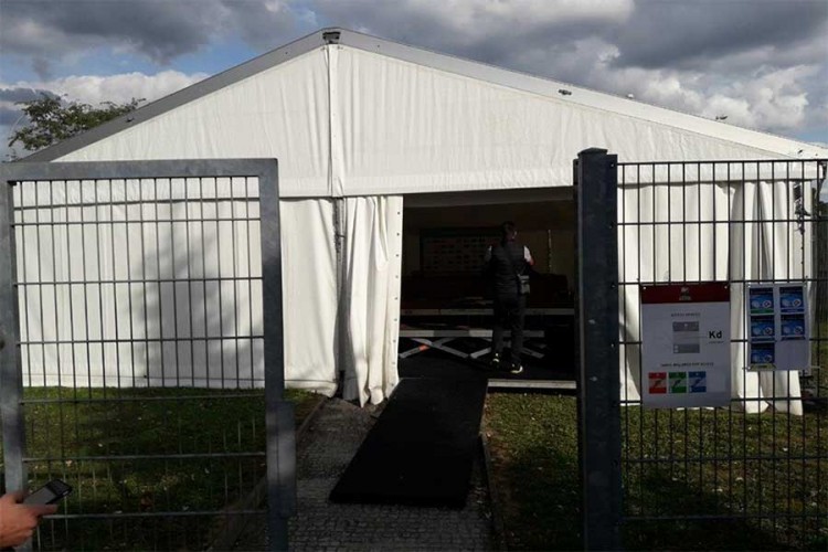 Pres konferencija uoči utakmice Srbija - Luksmeburg pod šatorom