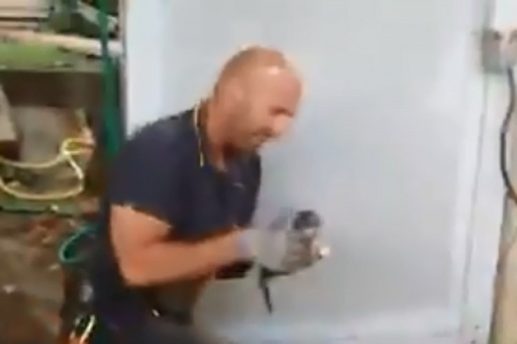 Vatrogasac spasio mače pa se rasplakao