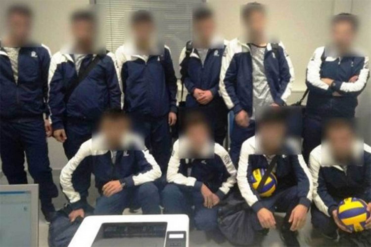 Migranti iz Sirije se prerušili u ukrajinske odbojkaše
