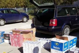 Trebinjac švercovao 8.000 paklica cigareta
