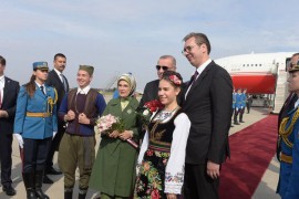 Erdoan stigao u Beograd, dočekao ga Vučić