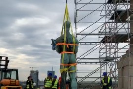 Simbol Beograda skinut s postolja