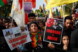 Protesti Kurda u Solunu i Atini, palili fotografije Erdoana