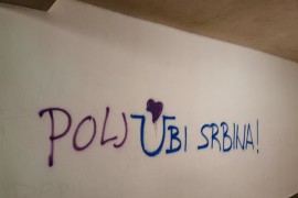 Grafit mržnje ponovo prepravio u poruku mira
