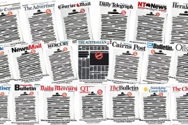 Zašto su sve novine u Australiji jutros osvanule iste?