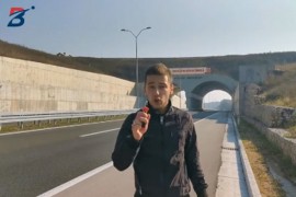 Begić skinuo sliku Dodika i Vučića sa vijadukta autoputa "9. januar"