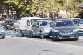 Sudar tri automobila u Banjaluci