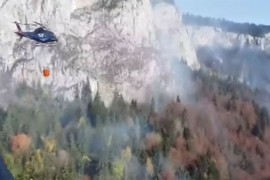 Vatrogasci očekuju da neće biti širenja vatre na Romaniji