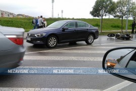 Sudar pasata i motora u Banjaluci, povrijeđena jedna osoba