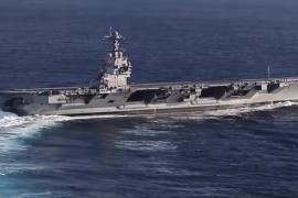 Pogledajte kako novi američki nosač aviona "drifta" na vodi