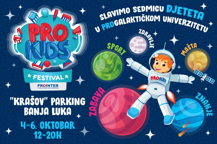 Tri dana igre i zabave na Prokids festivalu u centru Banjaluke