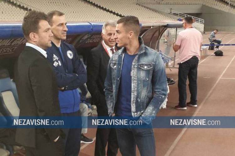 Ognjen Vranješ na treningu zmajeva