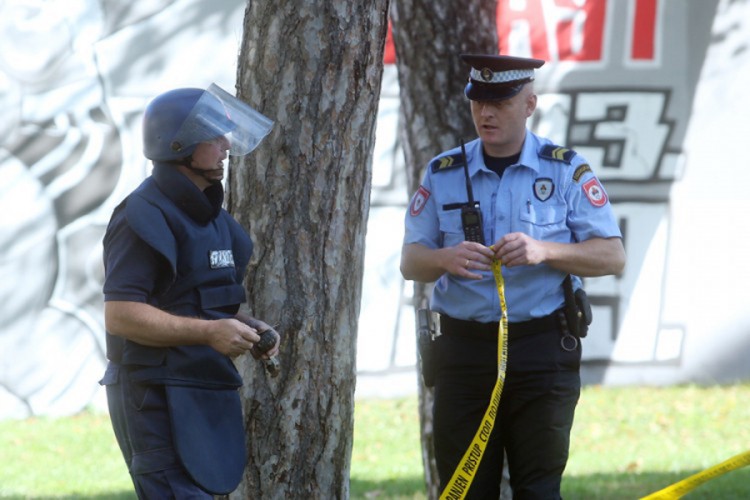 Uklonjena eksplozivna naprava pronađena kod dvorane "Borik"