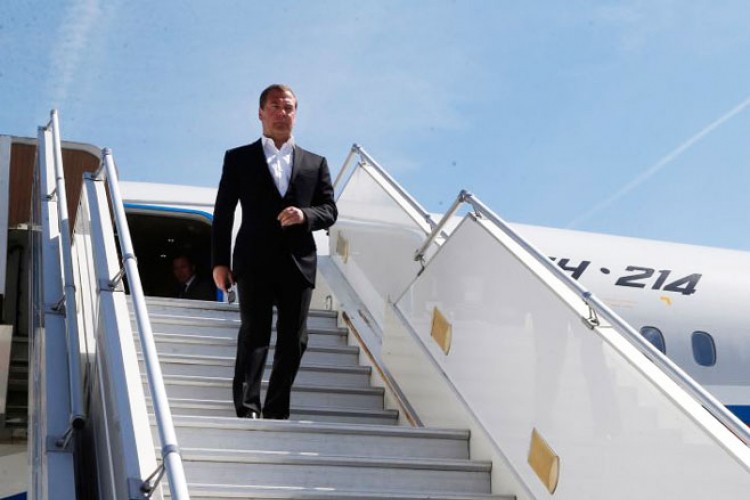Medvedev stigao u Beograd