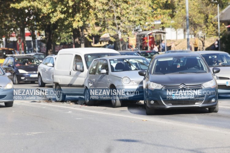 Sudar tri automobila u Banjaluci
