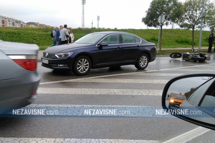 Sudar pasata i motora u Banjaluci, povrijeđena jedna osoba