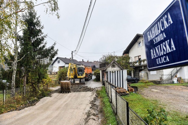 Počela sanacija Banijske ulice na  Petrićevacu