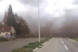 Saobraćajna nesreća kod Inđije, dvoje poginulo zbog jakog vjetra