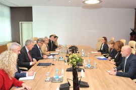 Članovi kolegija Predstavničkog doma sa šeficom misije OSCE