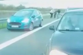 Ekskluzivno: Snimak tuče na autoputu kod Gradiške