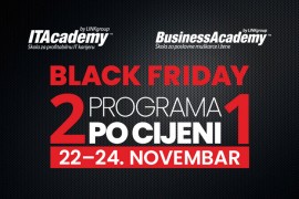 Velika Black Friday akcija na ITAcademy i BusinessAcademy: 2 programa ...