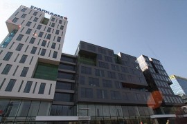 Evakuisan tržni centar Importanne u Sarajevu