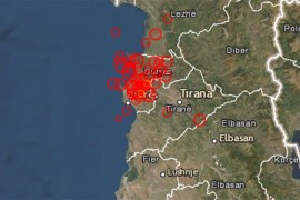 Albanija se ponovo trese, 40 zemljotresa od jutros