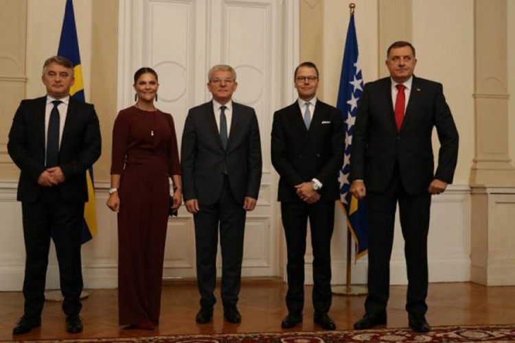 Članovi Predsjedništva BiH se sastali sa švedskom princezom