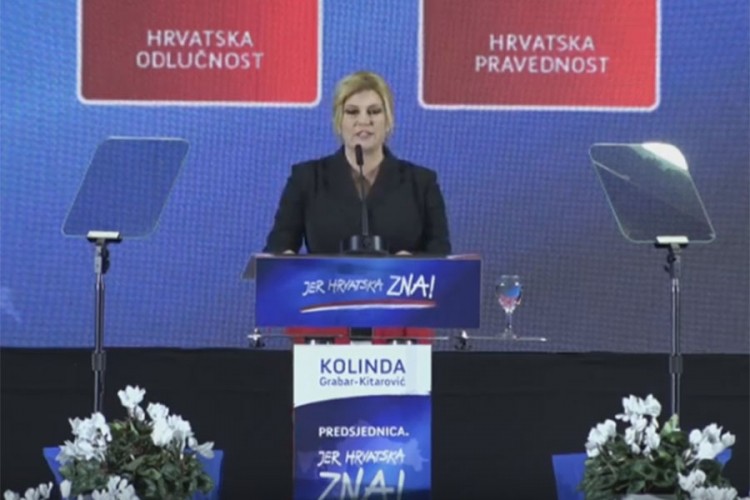Kitarović: Izvukla sam Hrvatsku iz regiona