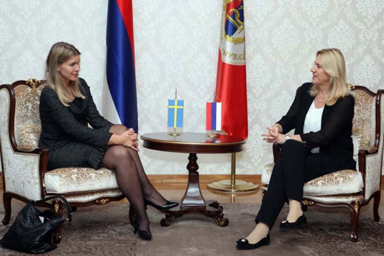 Cvijanović sa Stromkvist: Problem neformiranje vlasti BiH i FBiH