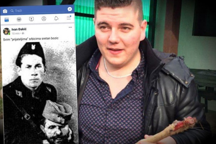 Potvrđena presuda Đakiću zbog slike sa glavom Srbina