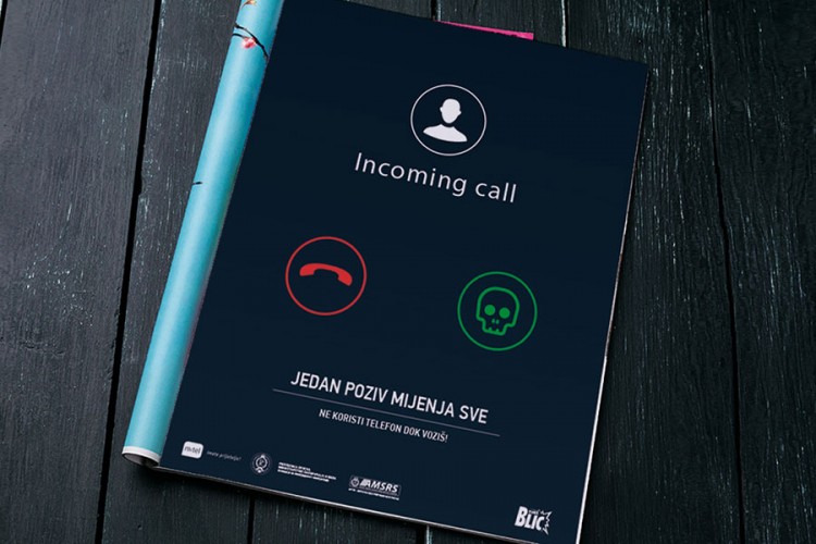 "Jedan poziv mijenja sve - ne koristi telefon dok voziš" u finalu