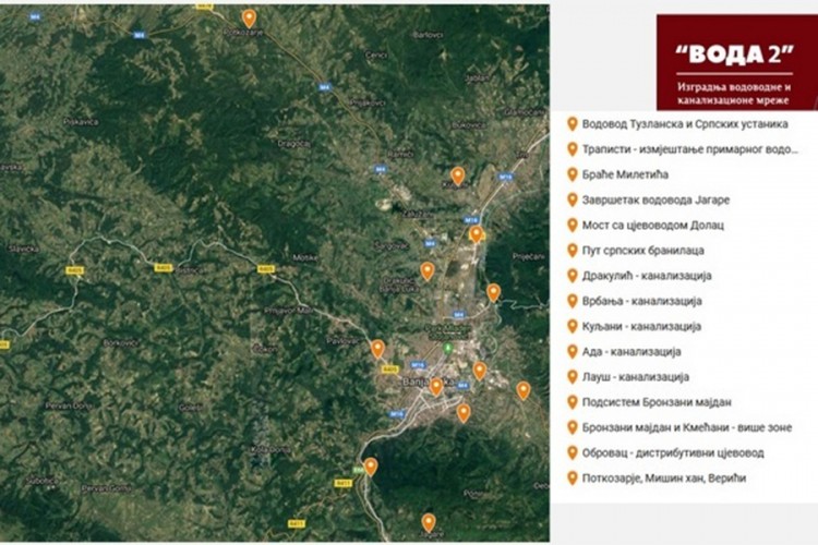 Za izgradnju vodovodne mreže u Banjaluci i okolini 25 miliona KM
