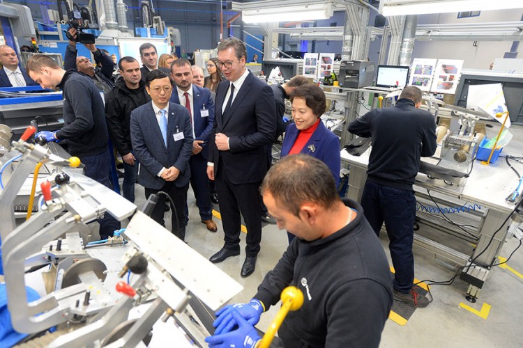 Otvorena kineska fabrika "Yanfeng" u Kragujevcu